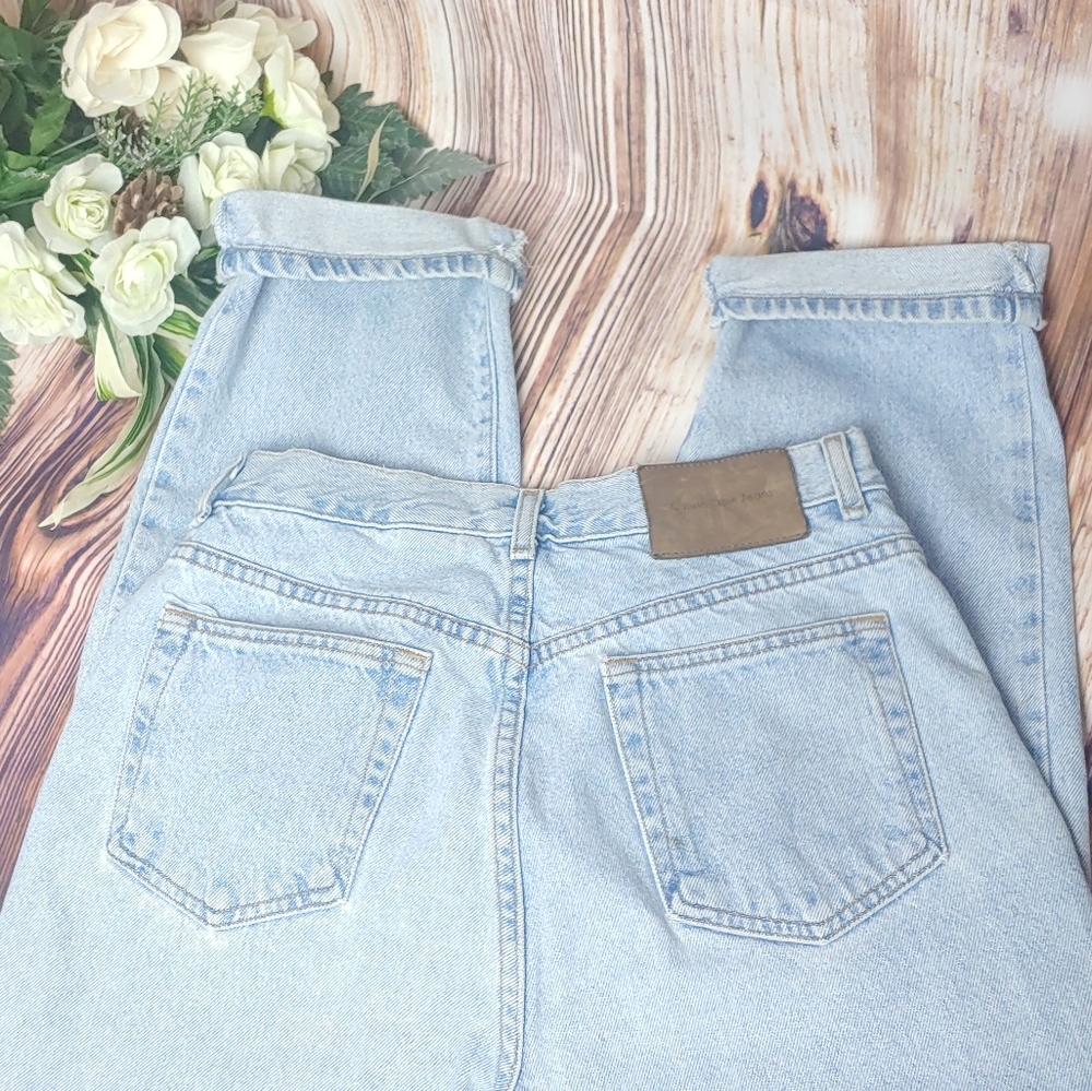 Calvin Klein Light Blue High-Rise Jeans